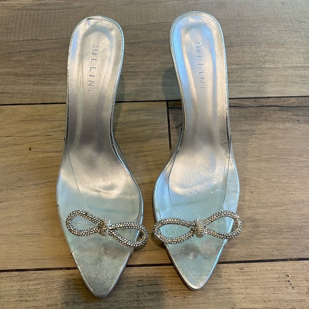 Billini Rhinestone Bow Heels - Size 10 - Worn Once